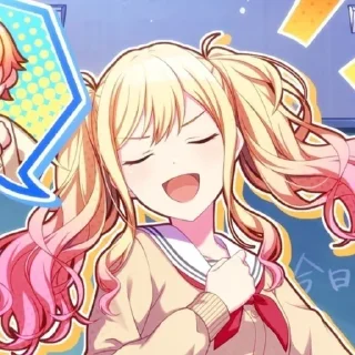 🫶 emoji Saki Tenma krisvorkstikers Telegram sticker 7 of 120