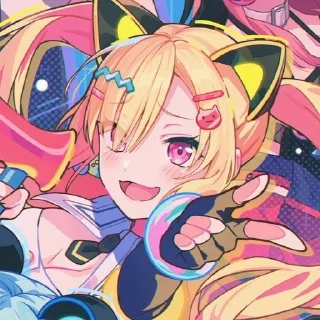 🫶 emoji Saki Tenma krisvorkstikers Telegram sticker 1 of 120