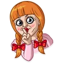 🤐 emoji Annabelle Telegram sticker 20 of 20