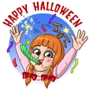 🎉 emoji Annabelle Telegram sticker 6 of 20