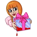 🎁 emoji Annabelle Telegram sticker 19 of 20