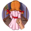 👫 emoji Annabelle Telegram sticker 15 of 20