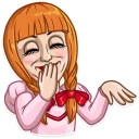 ☺️ emoji Annabelle Telegram sticker 8 of 20