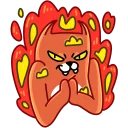 😾 emoji Лис Telegram sticker 18 of 40