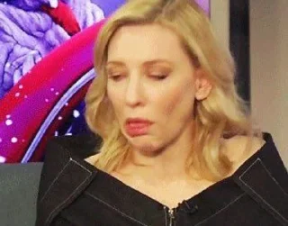 Sticker from Cate Blanchett