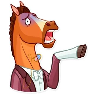 Sticker from Gentleman Horse