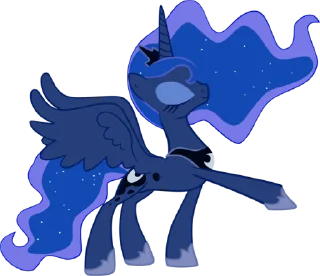 ✅ emoji Princess Luna | @MyLittlePony_bots Telegram sticker 10 of 120
