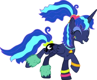 🐱 emoji Princess Luna | @MyLittlePony_bots Telegram sticker 7 of 120