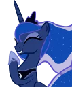 😄 emoji Princess Luna Telegram sticker 24 of 78