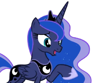 🆗 emoji Princess Luna | @MyLittlePony_bots Telegram sticker 15 of 120