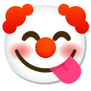 😋 emoji 🤡clown.By:@Arhont_loxov Telegram sticker 7 of 49