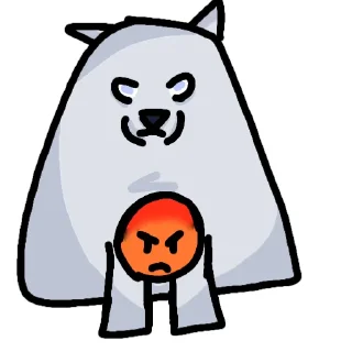 😡 emoji Все мемные хуйни от @Mixer_qp Telegram sticker 14 of 24