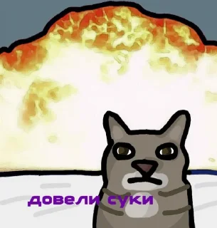Sticker from Все мемные хуйни от @Mixer_qp