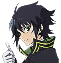 👍 emoji Owari no Seraph Telegram sticker 1 of 40
