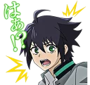 😧 emoji Owari no Seraph Telegram sticker 14 of 40