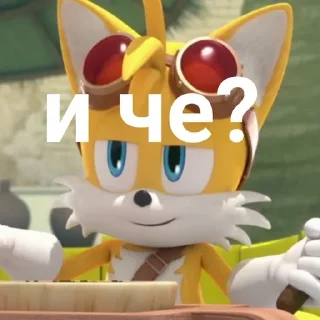 🤨 emoji Tails pidor By Gree Telegram sticker 1 of 55