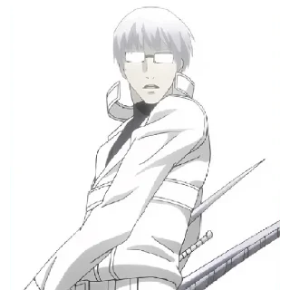 🗡️ emoji Arima Kishou ⚪ Telegram sticker 24 of 25