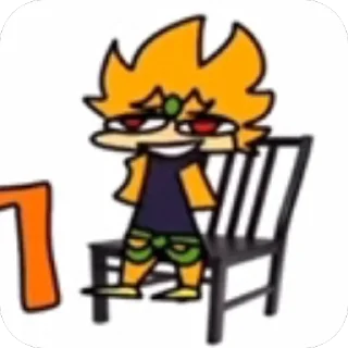 Sticker from JOJO