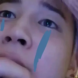😢 emoji Jimin, you got no jams Telegram sticker 7 of 116