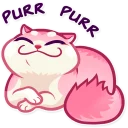 😊 emoji Pussy Cat Telegram sticker 14 of 40