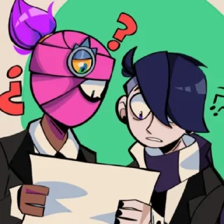 🤨 emoji waifu@mustard_98 Telegram sticker 18 of 53