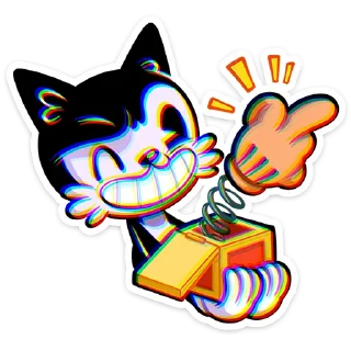 🖕 emoji Стереокот Джо - @TgSticker Telegram sticker 20 of 49