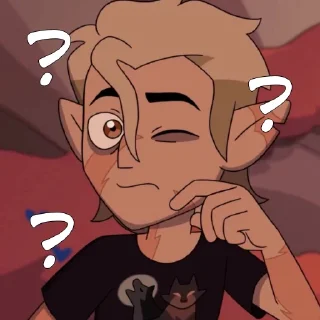 🤔 emoji хантер хорошик Telegram sticker 20 of 98