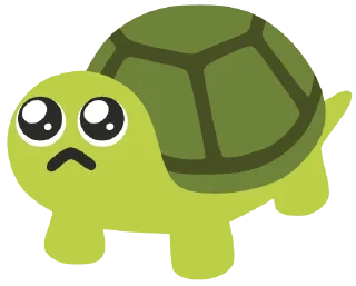 🐢 emoji ЧЕРЕПАШКИ Telegram sticker 8 of 28