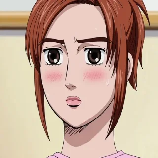 🥰 emoji Initial D Telegram sticker 11 of 19