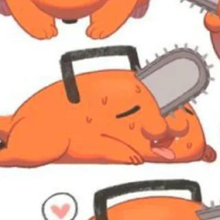 🪚 emoji Pochita〔 @pivAnSti 〕 Telegram sticker 14 of 120