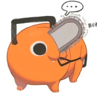 🪚 emoji Pochita〔 @pivAnSti 〕 Telegram sticker 18 of 120