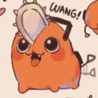 🪚 emoji Pochita〔 @pivAnSti 〕 Telegram sticker 7 of 120