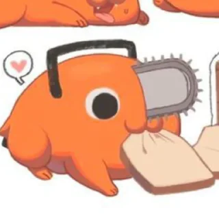 🪚 emoji Pochita〔 @pivAnSti 〕 Telegram sticker 19 of 120