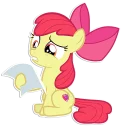 Sticker from Apple Bloom | By @Egor418