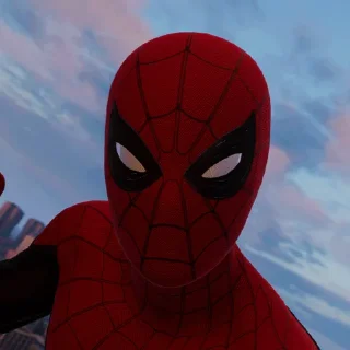 Sticker from spiderman