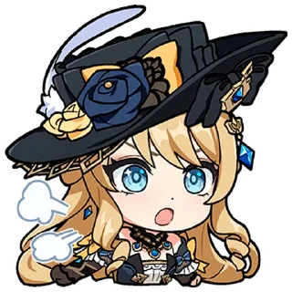 😠 emoji Navia @stickersMH Telegram sticker 7 of 33