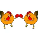 🐓 emoji Rooster Telegram sticker 17 of 37