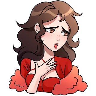 😳 emoji Гермиона Академия Икс @oshalevshaya Telegram sticker 5 of 13
