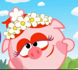 🐽 emoji нюша🐽 :: @butterflieshelpyou Telegram sticker 20 of 58