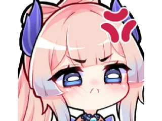 😡 emoji Kokomi Telegram sticker 23 of 57