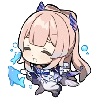 🥳 emoji Kokomi Telegram sticker 24 of 57
