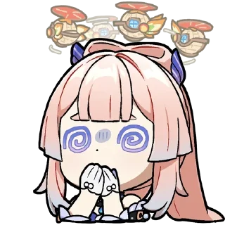 🤢 emoji Kokomi Telegram sticker 12 of 57