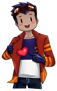 ❤️ emoji Generator Rex (Ji Ji) Telegram sticker 12 of 53