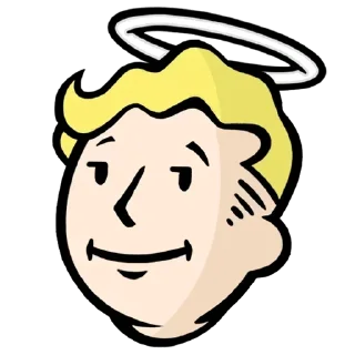 😇 emoji Fallout | @huickers Telegram sticker 11 of 58