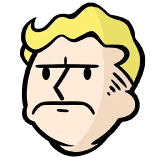 😑 emoji Fallout | @huickers Telegram sticker 10 of 58