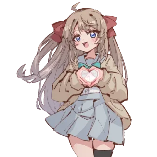 😘 emoji Neuro-sama (art by Rune) Telegram sticker 9 of 32