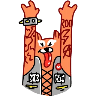 🤟 emoji Лис | @sovavrestickers Telegram sticker 15 of 44