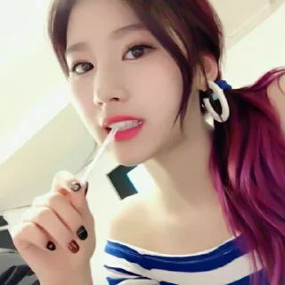 🎨 emoji ¡! sana by :; @sunoowo Telegram sticker 8 of 40