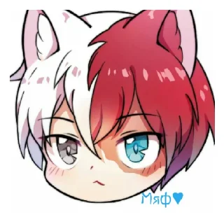 😽 emoji Чиби аниме Telegram sticker 14 of 20