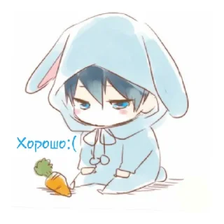 Sticker from Чиби аниме